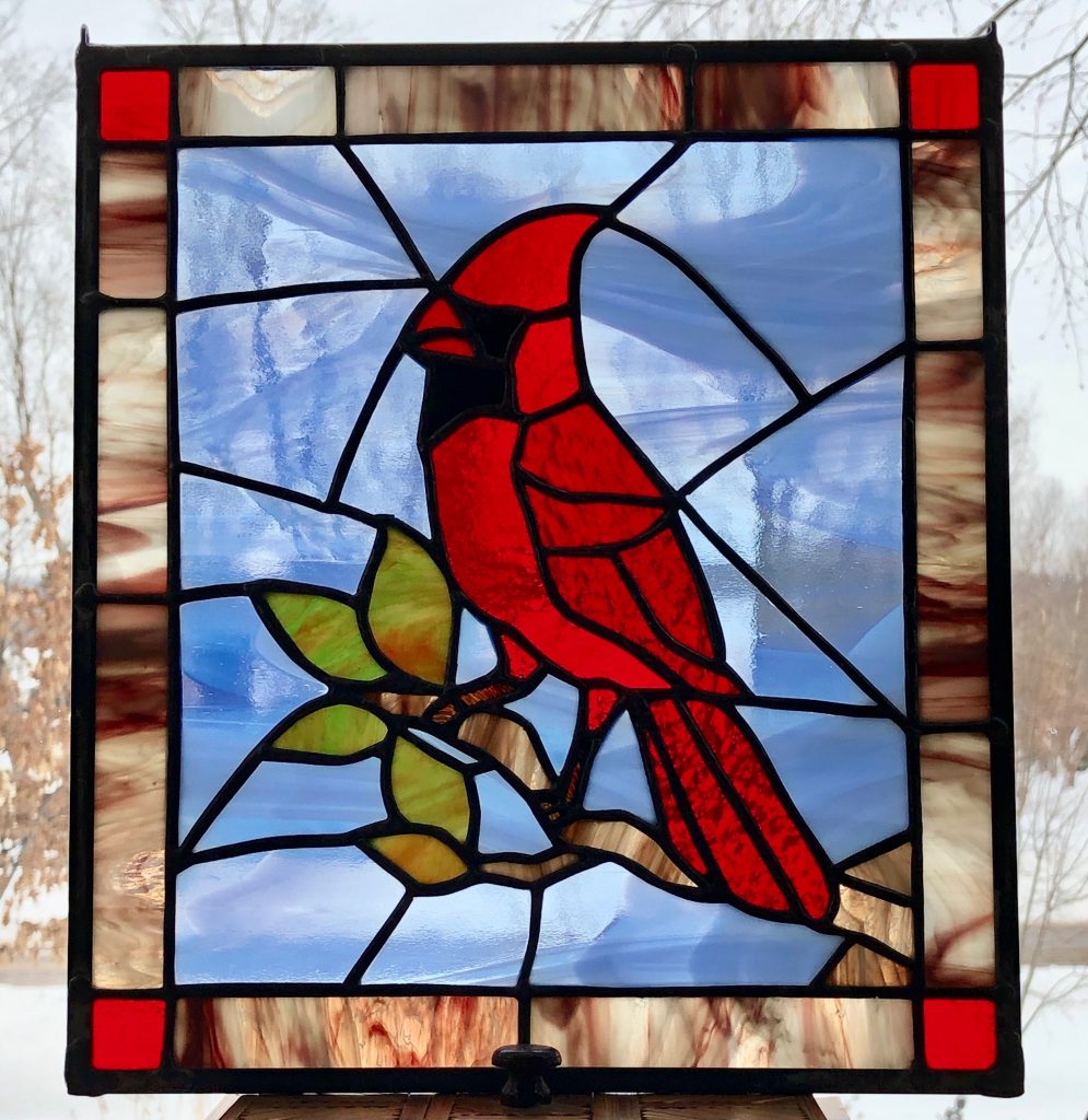 Cardinal on a Branch