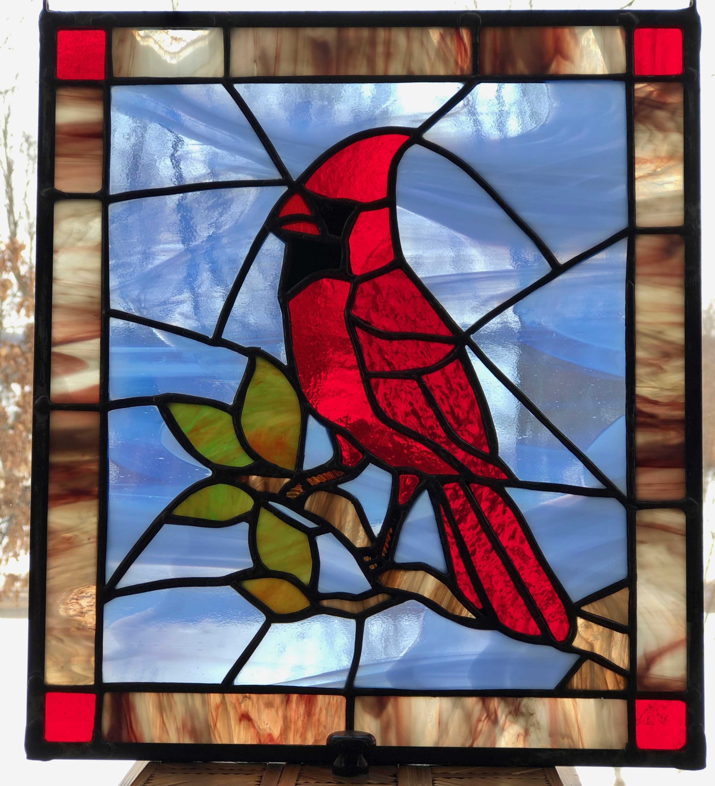 Cardinal on a Branch