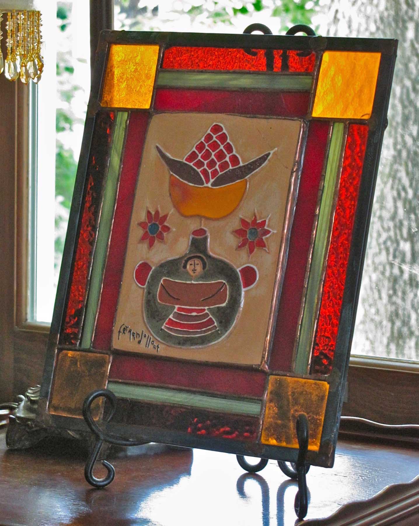 VBT_stained glass picture frame